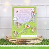 Give It A Whirl Message: Friends Clear Stamps - Lawn Fawn