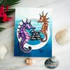 Seahorses Of The Sea Stamp Set - Picket Fence Studios