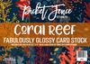 Coral Reef Fabulously Glossy Card Stock - Picket Fence Studios