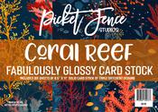 Coral Reef Fabulously Glossy Card Stock - Picket Fence Studios
