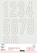 Nr. 274, Numbers - Studio Light Essentials 11.7"X8.25" Stencil