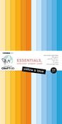 Nr. 178, Unicolor Yellow & Blue - Studio Light Essentials Paper Pad 11.8"X5.9" 24/Pkg