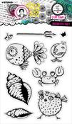 Nr. 649, Underwater Party - Art By Marlene Signature Collection Clear Stamps