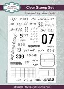 Numbers From The Past - Creative Expressions Clear Stamp Set 6"X8" By Sam Poole