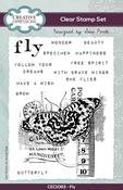 Fly - Creative Expressions Clear Stamp Set 4"X6" By Sam Poole