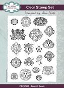 French Seals - Creative Expressions Clear Stamp Set 6"X8" By Sam Poole