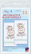 Highland Cow   - Jack Dempsey Stamped Decorative Hand Towel Pair 17"X28"