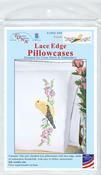 Finch   - Jack Dempsey Stamped Pillowcases W/White Lace Edge 2/Pkg