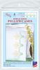 Cross-Stitch Tulips   - Jack Dempsey Stamped Pillowcases W/White Perle Edge 2/Pkg