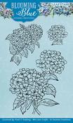 Hydrangea, Blooming Blue - Find It Trading Yvonne Creations Clear Stamp