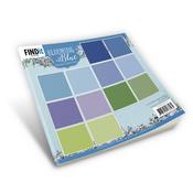 Solid Colors, Blooming Blue - Find It Trading Yvonne Creations Paper Pack 8"X8" 12/Pkg