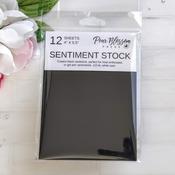 Black Perfect Sentiment Stock - Pear Blossom Press