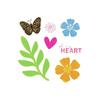 Oh My Heart Stamp & Die Set - Bold + Bright - Vicki Boutin