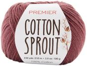 Cranberry - Premier Yarns Cotton Sprout Yarn