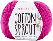 Magenta - Premier Yarns Cotton Sprout Yarn