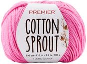 Bright Pink - Premier Yarns Cotton Sprout Yarn