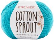 Teal - Premier Yarns Cotton Sprout Yarn