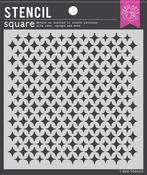 Sparkle Weave - Hero Arts Stencil 6"X6"