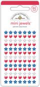 Patriotic Assortment Mini Jewels - Hometown USA - Doodlebug - PRE ORDER