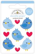 Blue Birds Doodle-pops - Hometown USA - Doodlebug - PRE ORDER