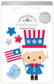 Uncle Sam Doodle-pops - Hometown USA - Doodlebug