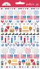Hometown USA Puffy Icons Stickers - Doodlebug