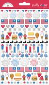 Hometown USA Puffy Icons Stickers - Doodlebug