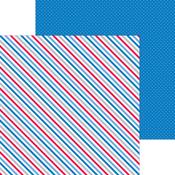 Red, White & Blue Paper - Hometown USA - Doodlebug - PRE ORDER