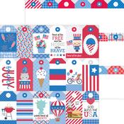 Tag-you're It! Paper - Hometown USA - Doodlebug - PRE ORDER