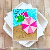 Beach Days Greetings Stamp Set - Waffle Flower Crafts