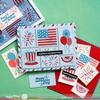 Postage Collage 4th Of July Stamp Set - Waffle Flower Crafts