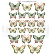 Vintage Butterflies Cut-A-Part Sheet - Vintage Chronicles - Uniquely Creative