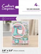 Mix And Measure - Crafter's Companion Kitchen Metal Die And Stamp