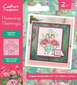 Together Forever - Flamazing Flamingos Clear Acrylic Stamp Set