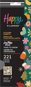 Year To Grow, 221 Pieces - Happy Planner Sticker Sheets 8/Sheets