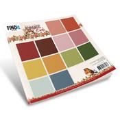 Solid Colors, Romantic Birds - Find It Trading Berries Beauties Paper Pack 8"X8" 12/Pkg