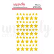 Gold Stars Metal Stickers - Uniquely Creative
