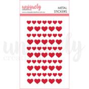 Heart Metal Stickers - Uniquely Creative