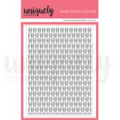 Palm Springs Embossing Folder - Uniquely Creative