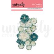 Dusty Teal Flowers - Uniquely Creative