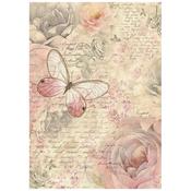 Butterfly Rice Paper - Shabby Rose - Stamperia