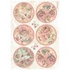 Rounds Rice Paper - Shabby Rose - Stamperia