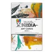 MEdia Art Cards Deck 1 - Dina Wakley Media