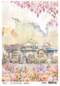Flowered Street Rice Paper - Flower Shop - Ciao Bella - PRE ORDER
