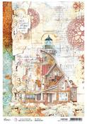 Rusty Lighthouse Rice Paper - Coral Reef - Ciao Bella - PRE ORDER