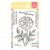 Sketched Marigold Stamp Set - Waffle Flower Crafts