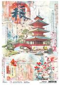 Imperial Landscape Rice Paper - Land Of The Rising Sun - Ciao Bella - PRE ORDER