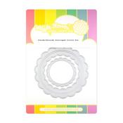 Inside/Outside Scalloped Circle Die - Waffle Flower Crafts