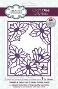 Wild Daisy Cover Plate, Frames & Tags - Creative Expressions Craft Die By Sue Wilson
