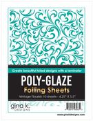 Vintage Flourish Poly-Glaze Foiling Sheets - Gina K Designs